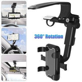 Universal Car Dashboard Mount Holder 360-Degree Rotatio...